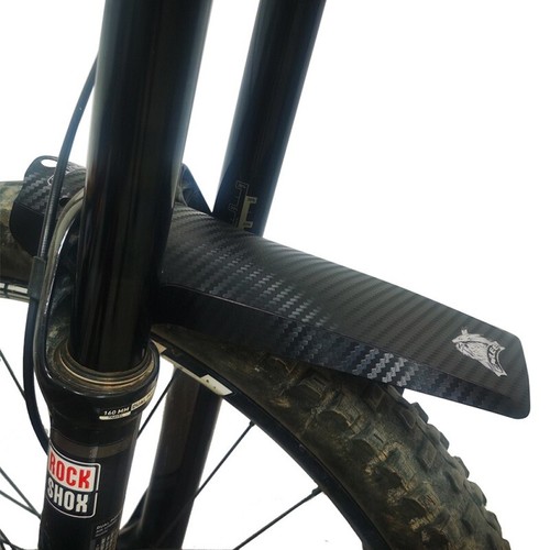 2x Carbon Mud Guard Fender Spritzschutz Mudguard Schutzblech MTB E-bike Fahrrad - Bild 3 von 18