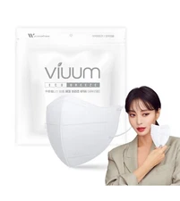 Eco Breeze KF94 Mask/100% Made in Korea/25 Pieces /M,L Black, White, Gray