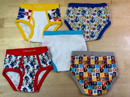 New Boy’s Sonic The Hedgehog Briefs/Underwear 5 Pack Size 6* - Picture 4 of 4