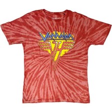 Van Halen Unisex T-Shirt: Jagged Logo (Wash Collection) (Large)