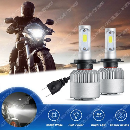 2x LED Headlight White Bulbs For Suzuki GSXR600 GSXR750 2001 2004 2005 2006 2007 - Picture 8 of 10