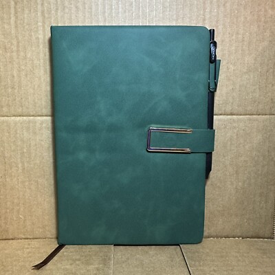 A5 Vintage Leatherbound Notebook W/Bookmark & MOKA Pen Included. (200 Pages)