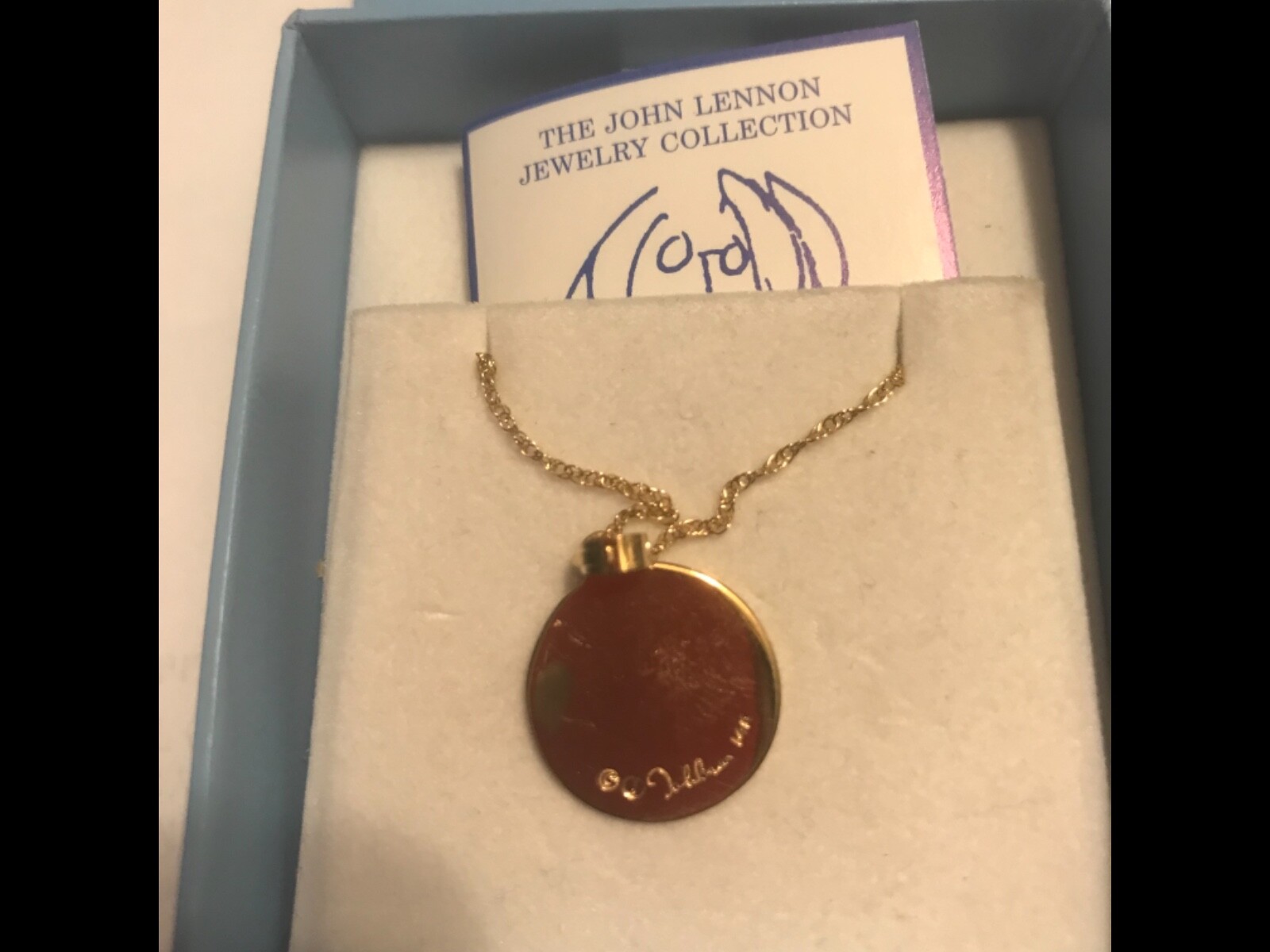 JOHN LENNON JEWELRY COLLECTION 14K PENDANT eBay