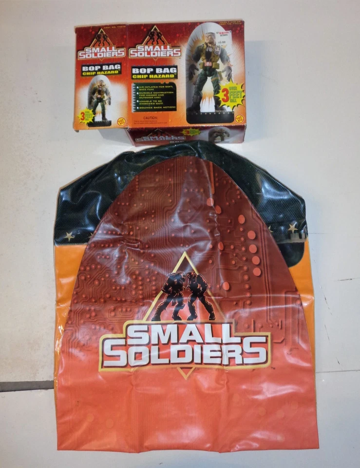 Bolso Bop de Colección Small Soldiers Commando Chip Hazard con Caja 1998 Toy Biz 3+ Pies Foto 3 de 4