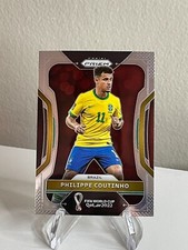 Philippe Coutinho 2022 Panini Prizm FIFA World Cup Qatar 2022 Soccer #33 Brazil
