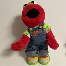 Sesame Street Lets Pretend Elmo Plush Talking Toy Doll Mattel Fisher Price 1999