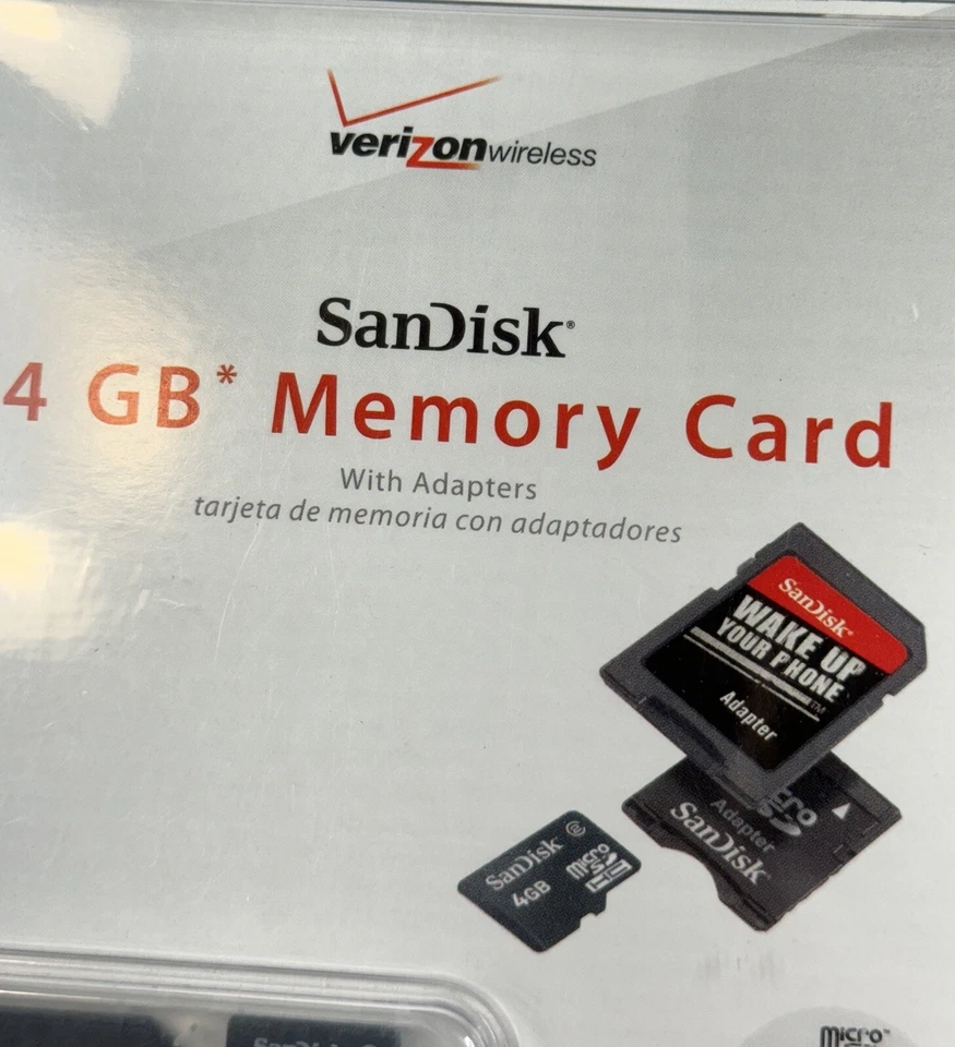SanDisk 4 GB Memory Card 3 In 1 Universal 2 Adapters Fits SDHC, Mini, & Micro  - Image 4 of 4