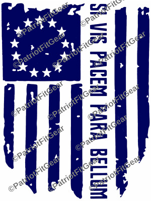 Si Vis Pacem Para Bellum,Flag,2A,Molon Labe,Guns,Sticker,Custom Vinyl Decals