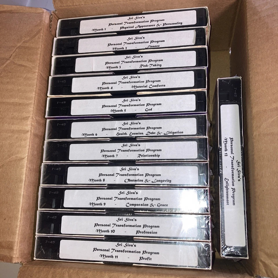 Wayne Dyer Guru Sri Siva Personal Transformation Program 12 VHS Video Tapes Lot - Image 3 of 4