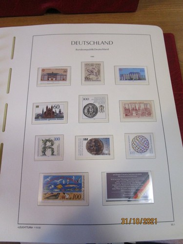 Bundesrepublik Deutschland Briefmarke Sammlung Postfrisch ** 1990 bis 1998 - Bild 3 von 12