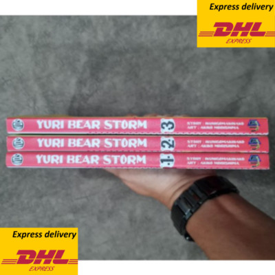 Yuri Bear Storm Manga By Ikunigomakinako Vol 1-3 English Version Comic -Fast DHL