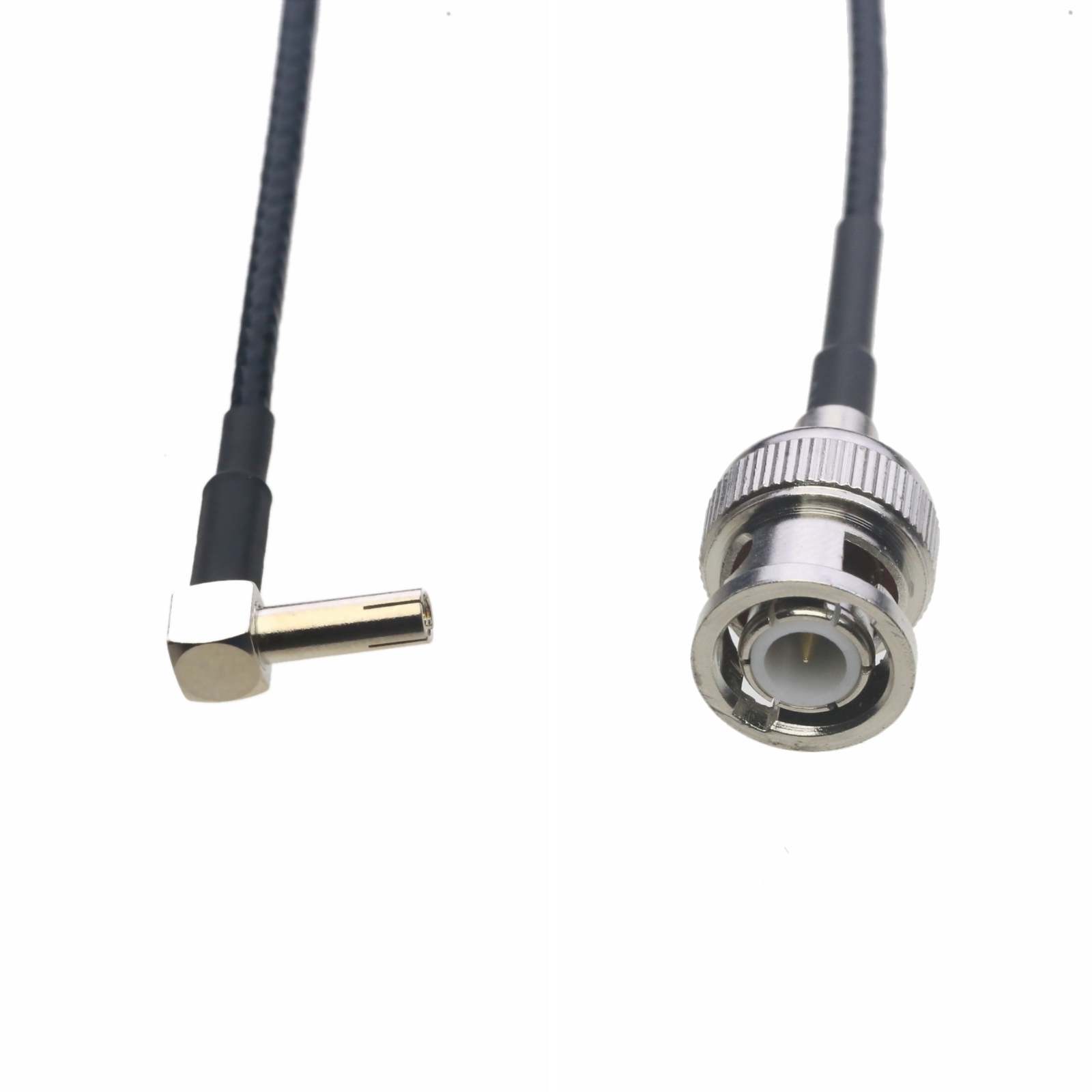 RF Cable BNC male to TS9 male right angle RG316 6