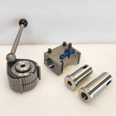 Fine Ground A Multifix Lathe Tool Post & Boring Drilling Tool Holder and Sleeves