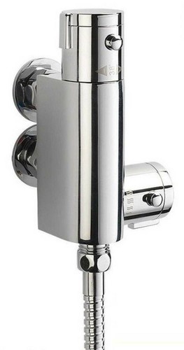 Thermostatic Bidets Toilet Valve Douche Kit Muslim Spray Shower Chrome or Black - Picture 6 of 17