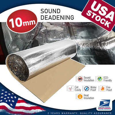 Heat Insulation & Sound Deadener 80''x40'' for Floor ,Cab,Door,Trunk Noise Killer
