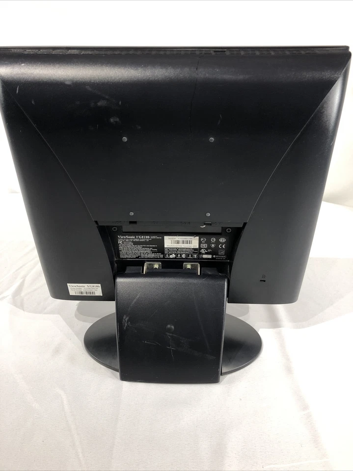 ViewSonic VG810b 19" LCD Monitor DVI VGA, Tested-Working - Image 4 of 4