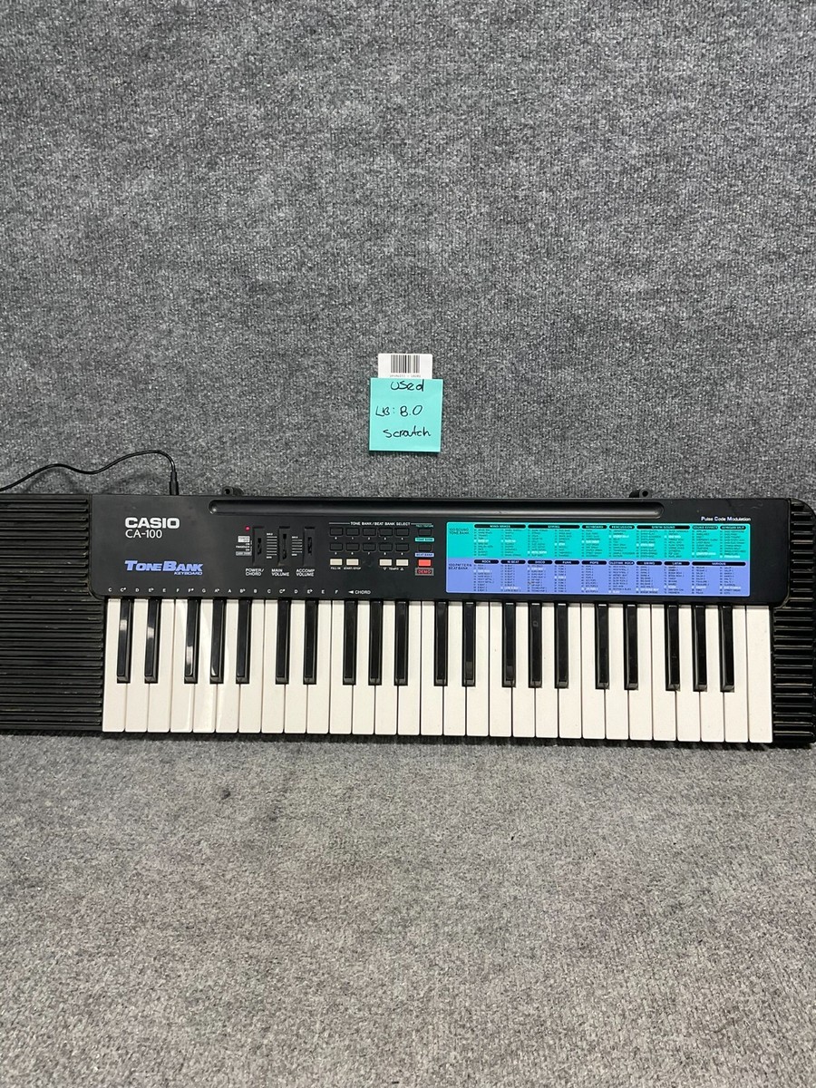 Casio Electric Keyboard CA-100, 49 Keys, 100 Sound Tone Bank Casio Electric Keyboard CA-100, 49 Keys, 100 Sound Tone Bank