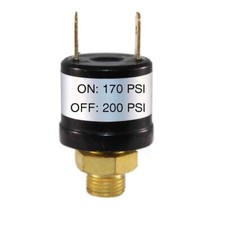 170-200 PSI Air Compressor Pressure Control Switch Valve Horn 1/8'' 12V/24V
