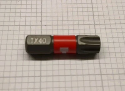 HILTI TX 40 BIT 1/4 "HEX DRIVE. hexagon to TX40 S-B 25/1"