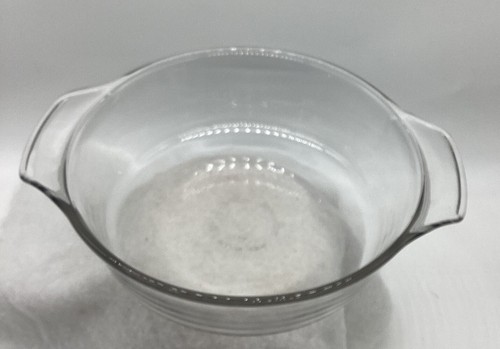 Unbranded Casserole Dish without Lid Clear 1 Quart Pre-owned. - Picture 2 of 5
