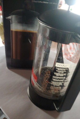 Bodum BRAZIL French Press Coffee & Tea Maker 12oz 3 cup Black - Picture 9 of 11