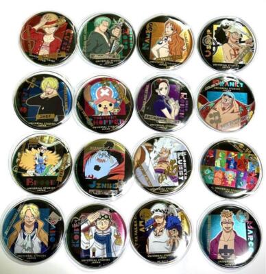 One Piece USJ Premium Summer Collectible Can Badge Complete Set | eBay