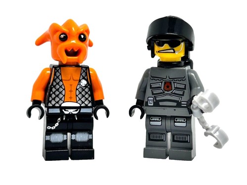 LEGO Lime Green Head Space Police 3 Kranxx Minifigure (L43