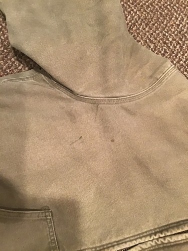 Vintage 90er ?? Detroit Carhartt Herren Jacke Faded Gray/Green Größe XL Reg J68DES - Bild 14 von 18