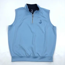 Pinehurst x Fairway & Greene Golf Vest Mens XL Blue Performance