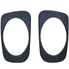 Suburban Tahoe Yukon Rear Door Pod Baffles 1-6X9 Speaker Rings Pods