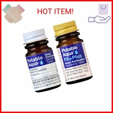 Potable Aqua Water Purification Tablets with PA Plus, Portable and Effective Sol