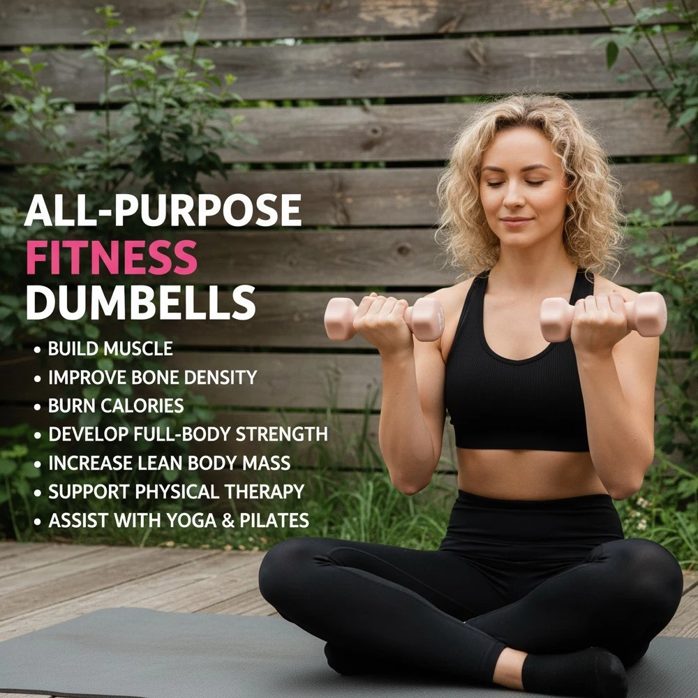Anti-Slip Neoprene Dumbbell Pair Weightlifting Dumbbell Set Barbell Weight