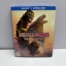 Godzilla X Kong: the New Empire Blu-ray, 2024 ; Sealed W/Slipcover