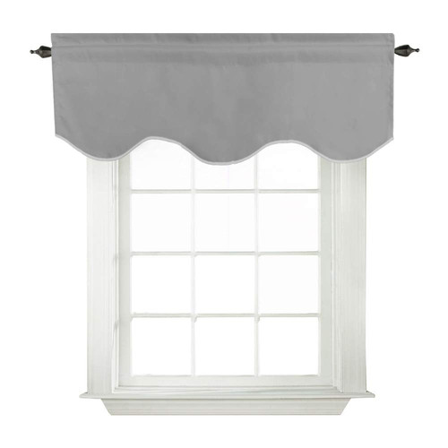 Blackout Curtain Valances for Kitchen Windows/Living Room/Bathroom - 52 inche...