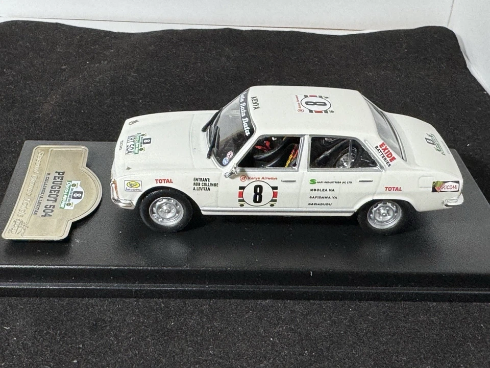 PEUGEOT 504 #8 R.COLLINGE-A.LEVITAN EAST AFRICAN SAFARI RALLY 1978 1:43 Transkit - Immagine 2 di 4