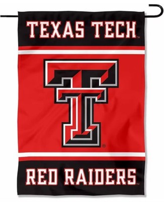 Texas Tech Red Raiders GARDEN FLAG 12  X 18  Red Raiders Premium Yard Flag