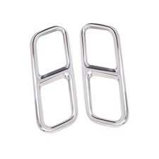 L+R Doppel Endrohr Auspuffblende passt für Mercedes S Klasse W221 W222 C217 A217