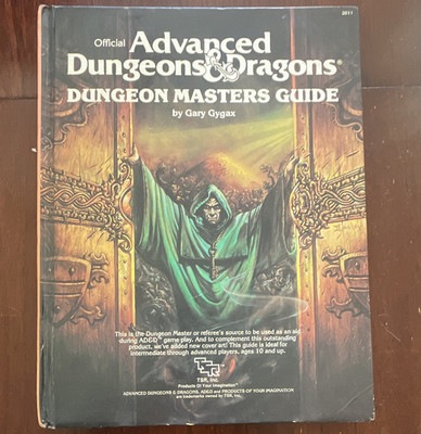 Advanced Dungeons & Dragons Dungeon Masters Guide 2011 1979 TSR
