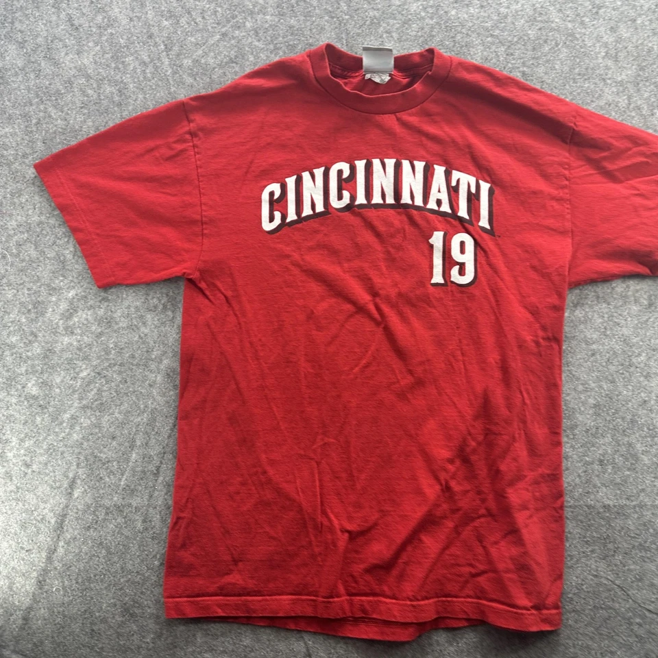 Camisa de béisbol de los Rojos de Cincinnati para hombre grande roja MLB Joey Votto 19 genuina Foto 2 de 4