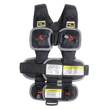 RideSafer - XSmall Black, Lightweight, Compact, Portable Car Seat