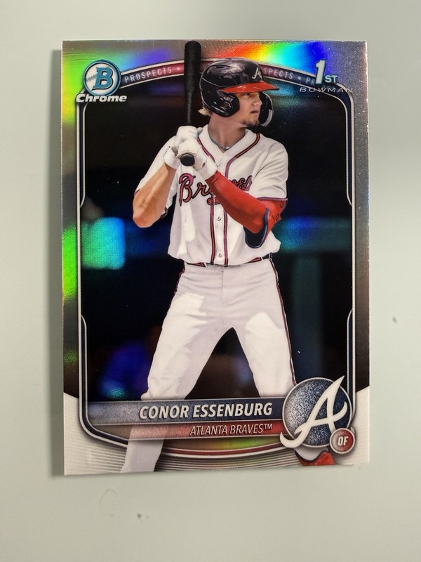 2025 Bowman Draft Chrome Conor Essenburg Refractor #BDC-124 Atlanta Braves