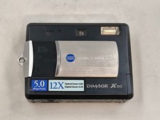 Konica Minolta Dimage X50 5MP 12x Optical Zoom Camera Refurbished Black