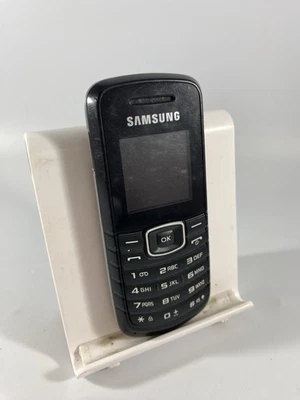 Samsung GT-E1080I Black Unlocked Network Mobile Phone 800 mAh 1.4"Screen -Faulty