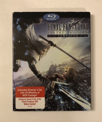 Final Fantasy VII Advent Children Complete Blu-Ray Movie with Slipcover