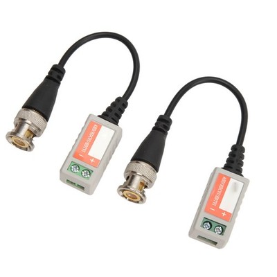 24x Video Balun Connector Stable High Definition Image Reliable Video Balun SET