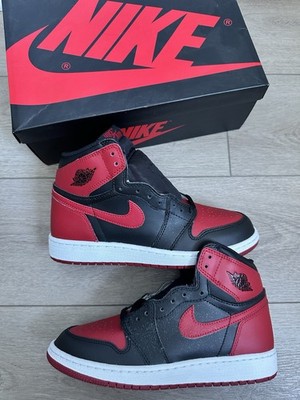 Nike Air Jordan 1 Banned 2016 Size 5.5Y GS Brand New OG High BRED Authentic