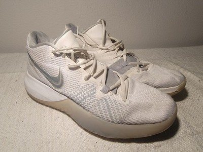Nike Kyrie Flytrap Metallic Silver White AA7071-100 Sneakers Shoes Men Size 10
