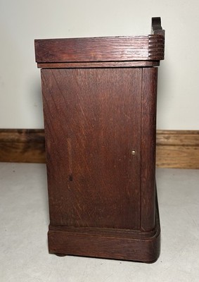 Hamburg American Art Deco Mission Oak German Black Forest Mantel