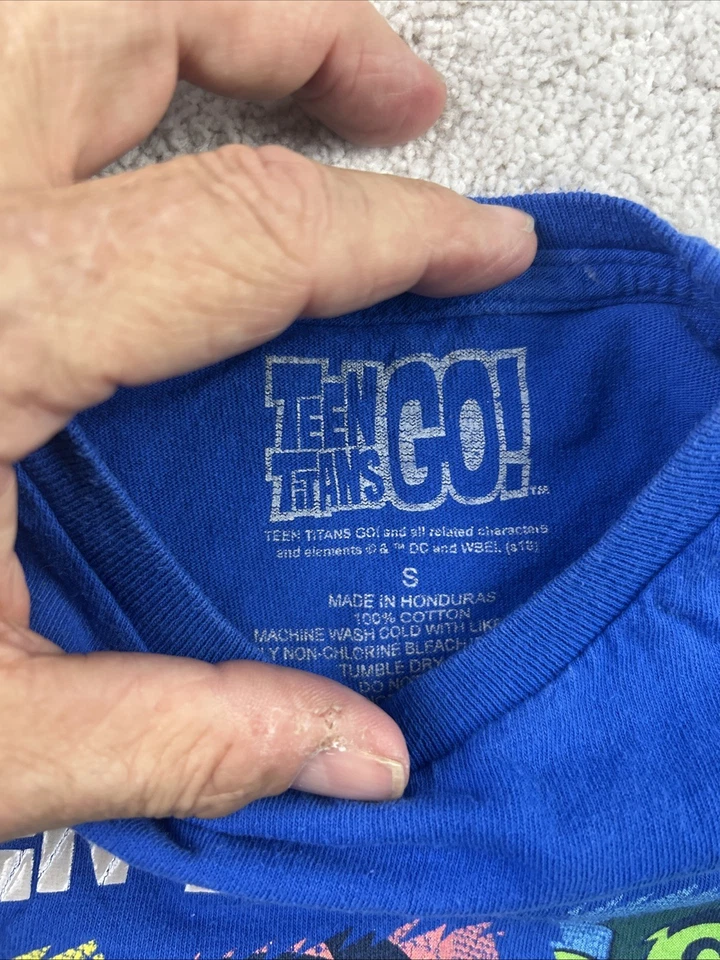 Teen Titans Go! T-Shirt Sz Youth Small Cartoon Network - Image 3 of 4