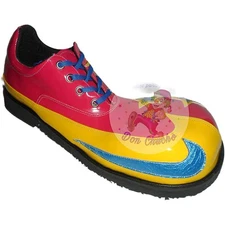 Mexican Professional Pink Yellow Clown Shoes Zapato Para Payaso Made In Mexico
